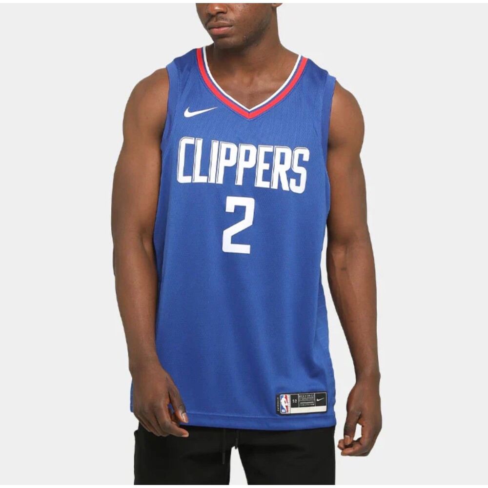 NBA Nike Los Angeles Clippers Kawhi Leonard 56 Basketball Swingman Jersey #2 XXL